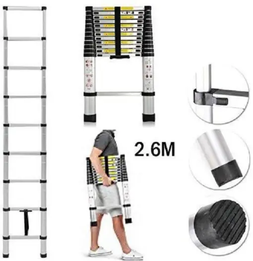 2.6m telescopic ladder