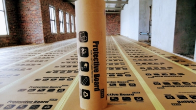 • Protective Board Heavy Duty Floor Protection – 880mm x 110m
